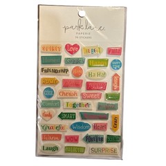 Park Lane Best Friends Words & Phrases Scrapbooking Stickers Love Cherish Laugh