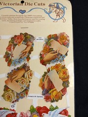 1800s Vintage Victorian Die Cut Scrapbook Die Cuts Wedding Noel, MO/103b
