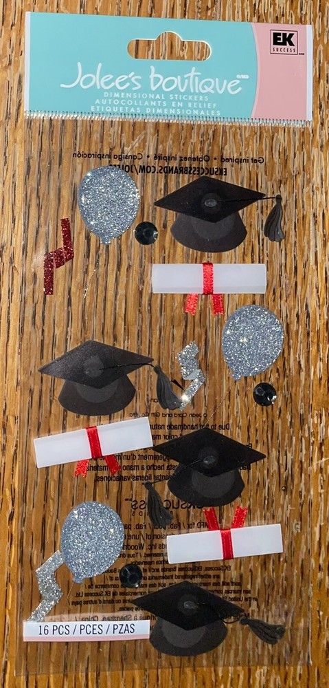 RARE Jolees Velum Graduate Balloons Grad GRADUATION Caps DIPLOMAS School College