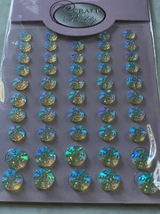 DAWN BIBBY 3D ADHESIVE GEMSTONE CLEAR GEMSTONE STARBURST 50 PCS
