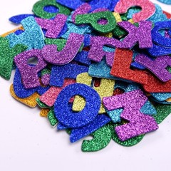 130 Pcs Glitter Foam Letters Stickers for Graduation Caps Self Adhesive Alphabet