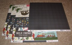 Echo Park 12×12 Double Sided Scrapbook Papers(4) ~ Animal Safari…..4×6 Journal