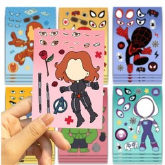 24 Sheets Cute Superhero Stickers for Kids Make Your Own Movie Sticker Make a…
