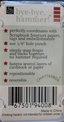 Chatterbox Scrapbook Tacks Snap-on Paper Crafting Fasteners – Scarlet Flower NEW