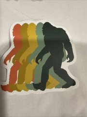Lot of 10 Assorted Outdoor Bigfoot Sasquatch Yeti Swamp Ape Believe Stickers