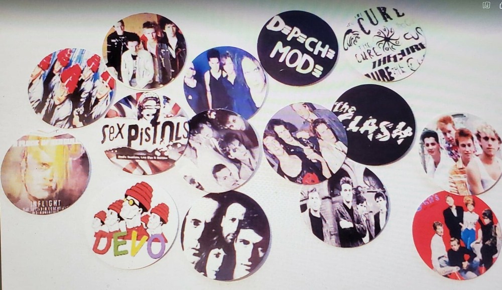 Pre Cut One Inch Bottle Cap Images Rock Bands Mix Free Shipping