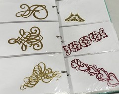 Mixed Lot 500+ Multi-Brand Embellishments/Stickers/Sentiments/+ w/ Storage Album