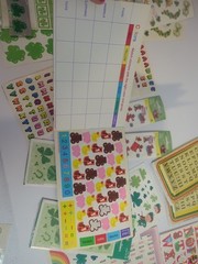 HUGE Vintage Sticker Lot & Sticker Book! St Patrick’s, Letters, Elmo, Sandylion