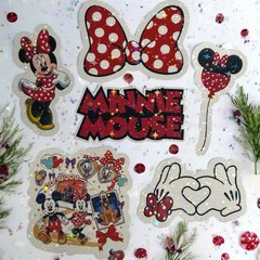 Sticker Pack | Minnie Mouse | Clear Or Holographic