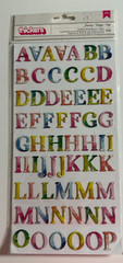 American Crafts Chipboard Alpha Thickers-Variations Available-U Choose
