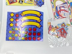 School Deluxe Die Cuts Lot Kids Classroom Bright Retro Amscan Photo Frames
