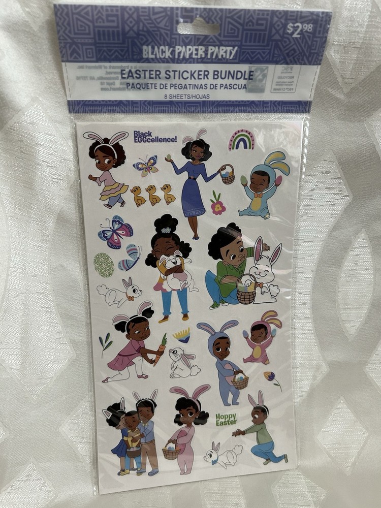 Black Paper Party Easter Chocolate Bunny