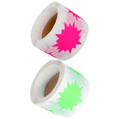 2 Rolls Price Tag Stickers for Retail Supermarket Business Sign Blank Label