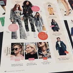 Fashion Magazine Clippings 2019 Models Junk Journal Decoupage Scrapbook Craft
