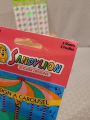 Vintage Sandylion Design A Carousel Prismatic Merry Go Round Horse Sheet Set