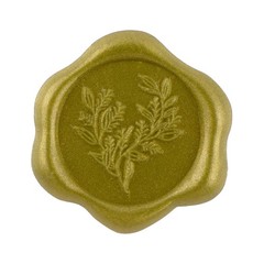 20Pcs Self-Adhesive Olive Stickers Wax Seal Stickers Wedding Invitation Envelope
