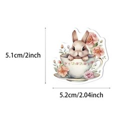 50 PACK RETRO VTG NOSTALGIA EASTER EGG RABBIT BUNNY SPRING Set Bulk Lot 50PCS