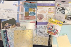 Huge Scrapbooking Craft Bulk Lot Stickers, Paper, Transfers & More