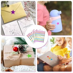 Star Metallic Stickers, 2520 PCS, 0.6″ Foil Stars for Kids Reward & Behavior …