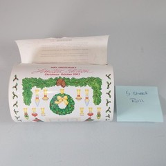 Vintage 2002 Mrs Grossmans Limited Edition Christmas Sticker Roll Lot 5 Sheets