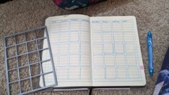 Calendar Grid for Planners and Journals 5×7 Stencil Tracing Template