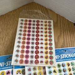 Vintage Stickers Over 40 Sheets & Packs For Teachers Chart, Reward Sticker Lot