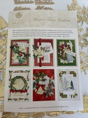 Anna Griffin DRESDEN TRIMS CHRISTMAS DIE CUTS Gold Foil Made in Germany