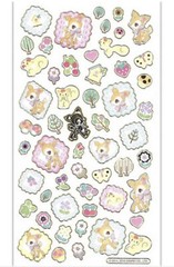 Sanrio Humming Mint Deer Gold Trimmed Sticker Sheet