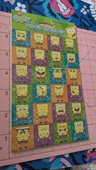 Vintage SpongeBob SquarePants Stickers Pack 2 Sheets New Pack READ