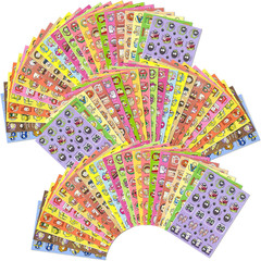 Scratch and Sniff Stickers, 576 Pieces, 24 Scents, 144 Designs, Reward Stickers