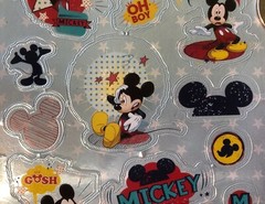 MICKEY MOUSE Foil Stickers(17pc) Disney•Sandylion•Head Icons•Disneyland•Shucks