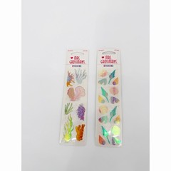 2 Vintage Mrs Grossman Stickers Opal Shell Seashells New In Pack 2 Sheets Per
