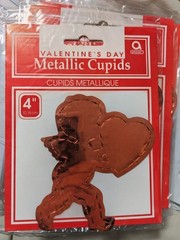 Valentine Hearts Cupid Red Metallic Lot Crafts Bulletin Boards Scrapbook Wedding