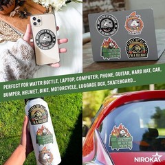 Whimsical 12-Piece Opossum Sticker Set – Durable & Waterproof for All Surfaces