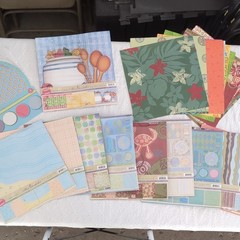 Miss Elizabeth’s Easy Pages 12″x12″ Scrapbooking Paper Pack Lot