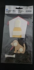 Paper Bliss adhesive accents – Dog House Bone 3pcs
