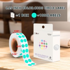 1/4 Inch Circle Sticker Labels,1000 Stickers Round Color Coding Circle Dots S…