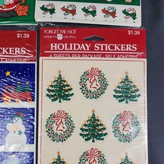 New 1990 Vintage Ziggy Stickers Forget me Not  Christmas, Snowman, Bears 4 Packs