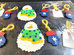 Provo Craft Winter Wire Borders Snowmen Mittens Christmas 2003 Rare Scrapbook