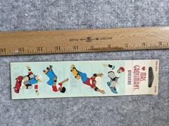 Vintage Mrs. Grossman’s Sports Stickers Skateboard 3 Sheets Multicolor Acid Free