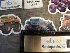 Monster Trucks – Mixed – Stickers Lot #5 – 10 pcs. *Sticker sizes are mixed*