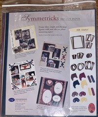 Creative Memories Symmetricks Die Cut Paper 8-10×12 sheets 4 colors 328 Shapes!