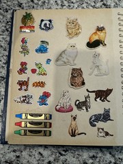 Vintage 1980s Sticker Book Album Lisa Frank Gremlins Scratch N Sniff And More