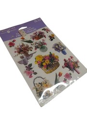 American Greetings Forget Me Not Scented Stickers 2 Sheets Vintage Stickers
