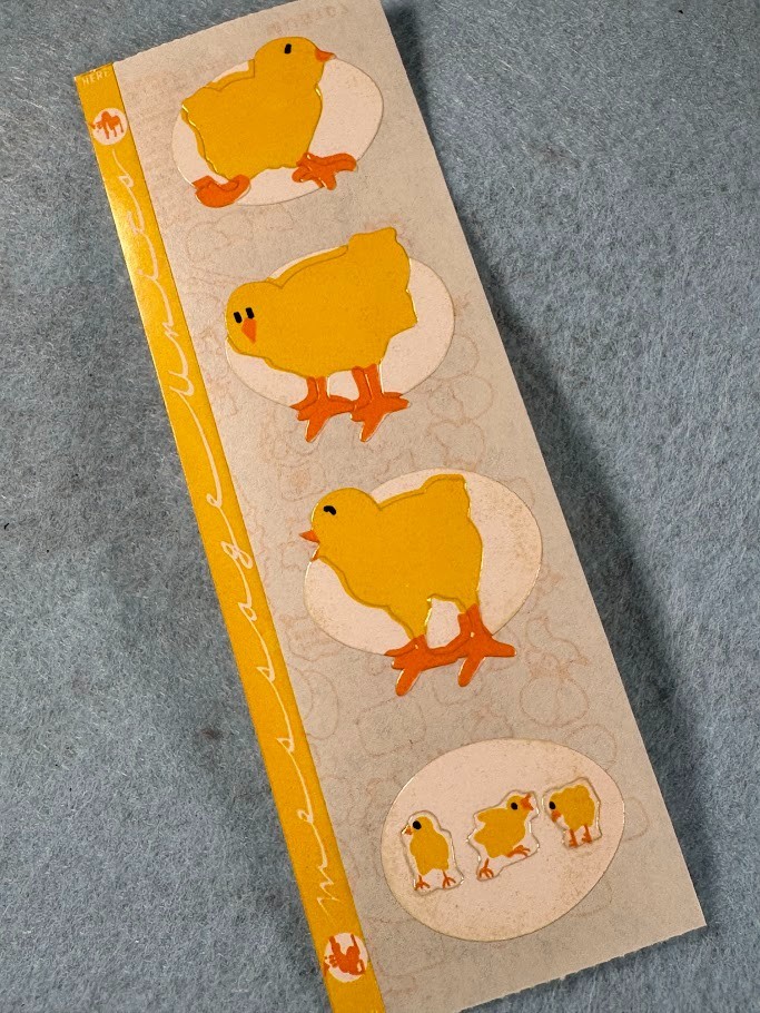 Vintage 1980s Cardesign Message Units Chicks MUS 107 1981