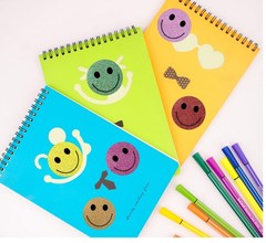 Glitter Dot Smiley Face Stickers Shiny Happy Face for Kids Reward