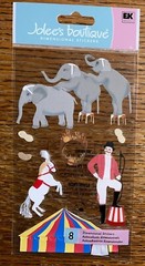 RARE Jolees Circus Animal Acrobatics Carnival Elephant Ball Tiger Jump Ring Show