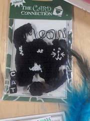 Cat Themed Crafting Lot; Paper & Stickers Scrapbooking Card Making