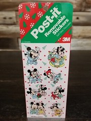 VTG Disney Baby Mickey Minnie Mouse Removable Stickers Post It Reusable 3M NOS