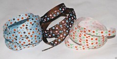Baby Dots 3/8″ Grosgrain Ribbon 5y, DIY Crafts, Baby Shower Favor Decor, U PICK